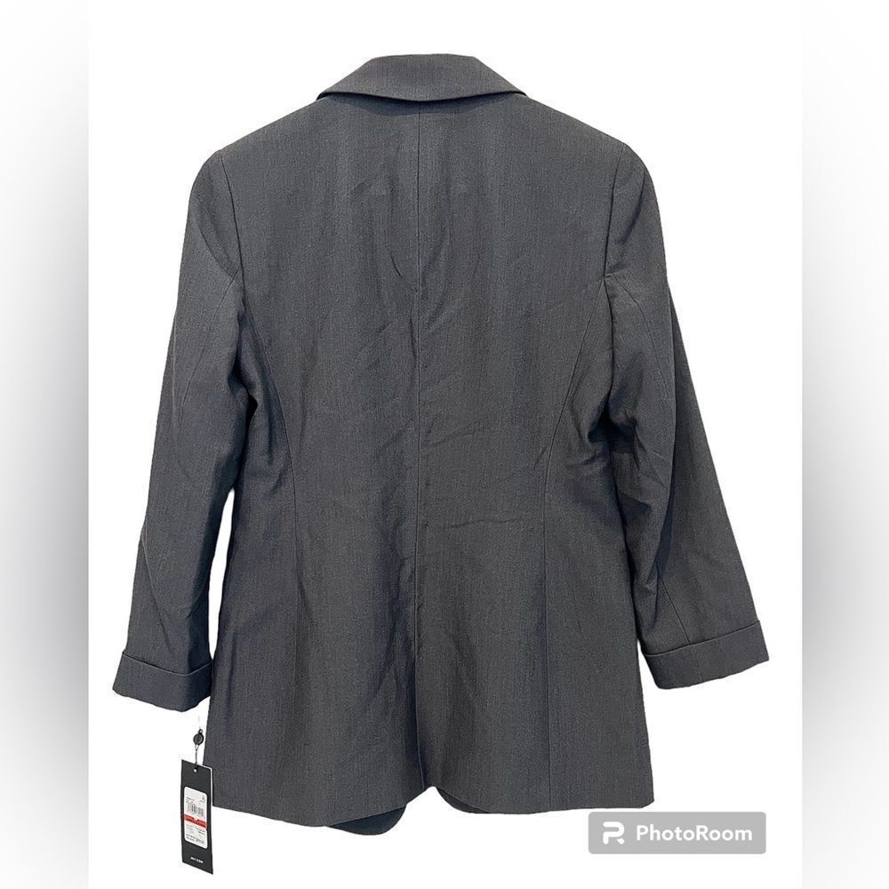 JONES NEW YORK WOMENS Blazer jacket Gray size XS - Picture 5 of 10